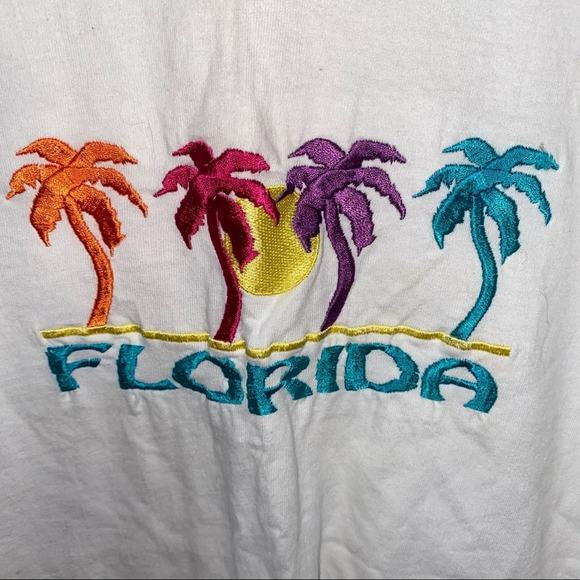 VNTG embroidered Florida T-shirt size medium - Picture 3 of 4